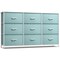 Sorbus 9 Drawers Dresser- Storage Unit with Steel Frame, Wood Top, Fabric Bins - for Bedroom, Closet, Office and more
